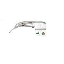 Cargar imagen en el visor de la galería, Hojas de Laringoscopio Curvo tipo Macintosh Fibra Optica | 4 Modelos