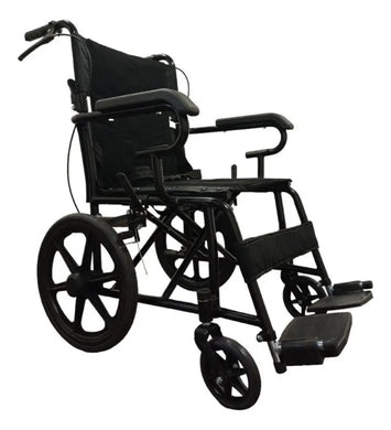 Silla De Ruedas Traslado Ultra Ligera Negro Mobicare