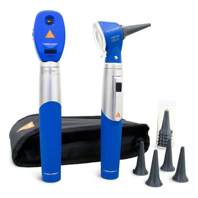Equipo de Diagnóstico Mini 3000 | 2 Mangos , 2 Cabezales (Otoscopio y Oftalmoscopio) y Estuche | 2 Colores