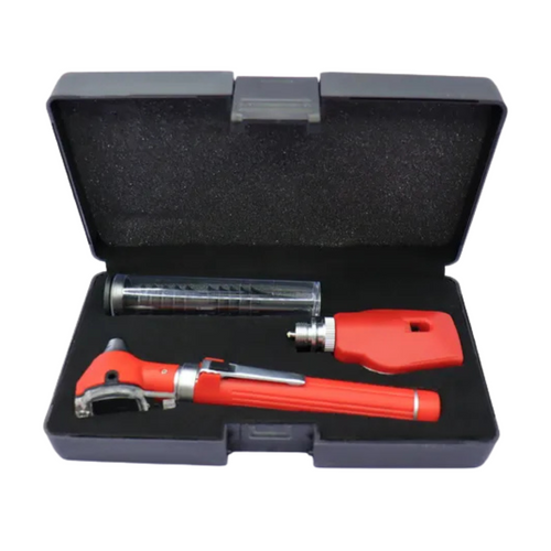 Estuche de Diagnóstico Médico con Otoscopio y Oftalmoscopio LED | Estuche Rígido | Kit Profesional | 8 Colores