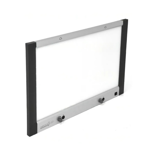 Negatoscopio plano LED para mamografía 13 000 LUX | 2 placas | GLOB1M2