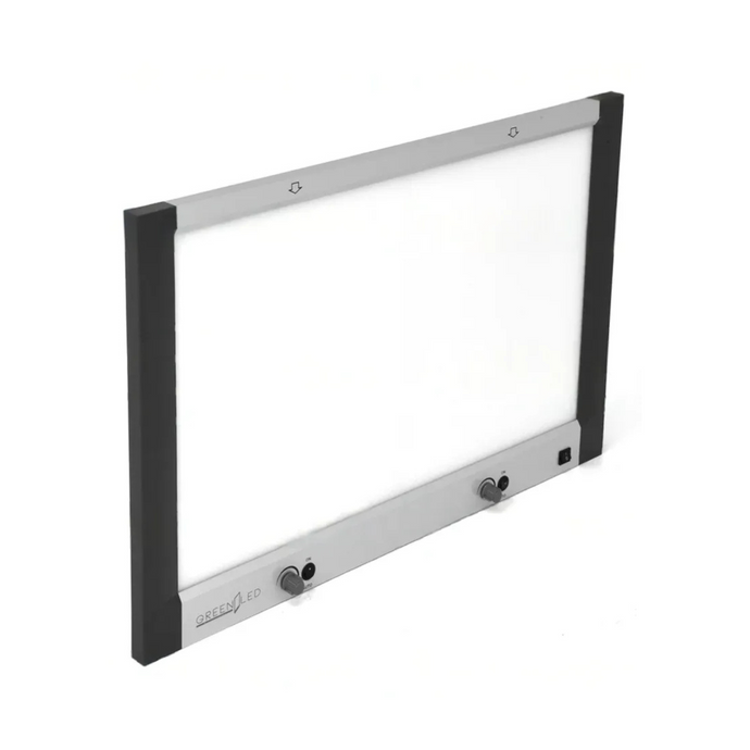 Negatoscopio plano LED para mamografía 13 000 LUX | 2 placas | GLOB1M2