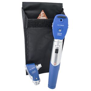 Equipo de diagnóstico mini 3000 con 1 mango, 2 cabezales y estuche suave | Color azul | D-852.10.021.142