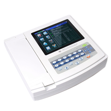 Electrocardiógrafo ECG-1200G 12 Canales Interpretativo | Precisión y Portabilidad