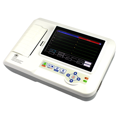 Electrocardiógrafo CMS-ECG600G 6 Canales Interpretativo | Preciso y Portátil