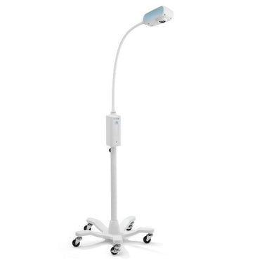 Lámpara de Exploración Welch Allyn GS 300 con Pedestal 44400 | Iluminación LED Confiable y Movilidad Clínica