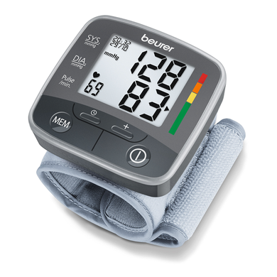 Baumanómetro Digital de Muñeca, monitor de presión arterial para detección de arritmias Beurer |  BC32
